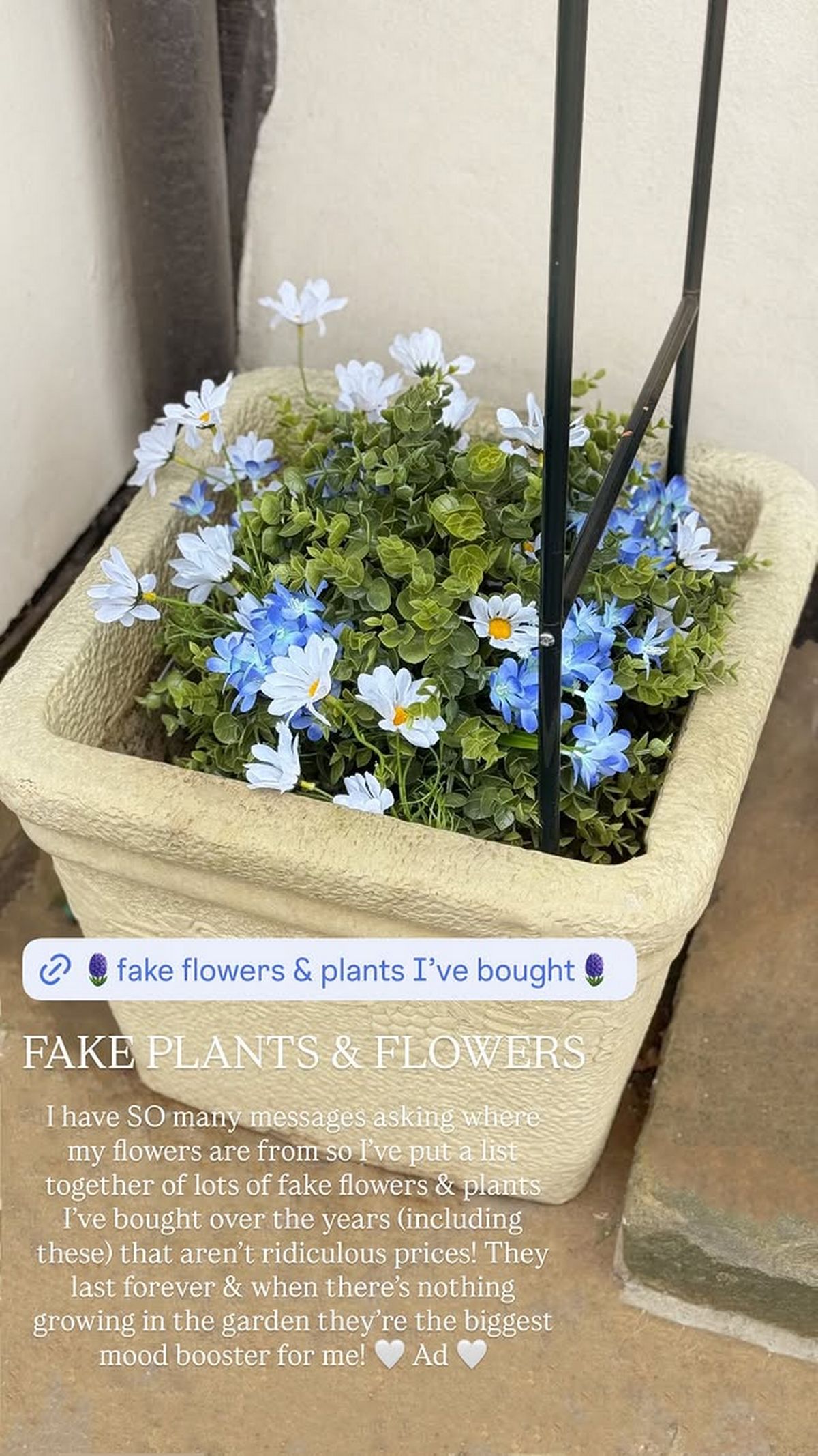 LOMOHOO 8 Bundles Artificial Flowers
