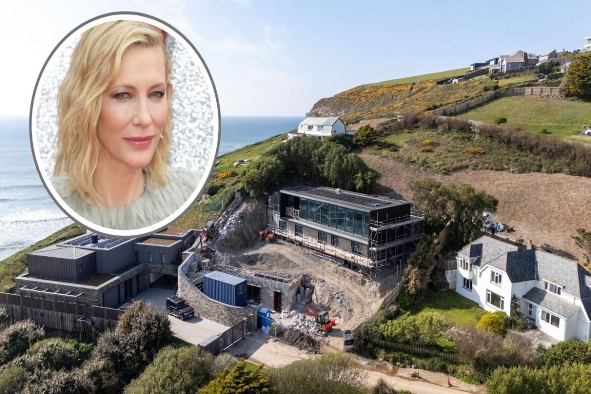 Cate Blanchett submits plans to transfom her garden at eco-house in Cornwall