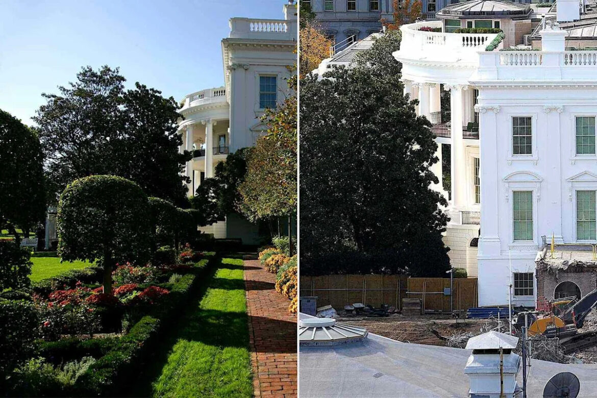The Lost White House Garden: Jacqueline Kennedy's Namesake Memorial Was Quietly Torn Out During East Wing Demolition