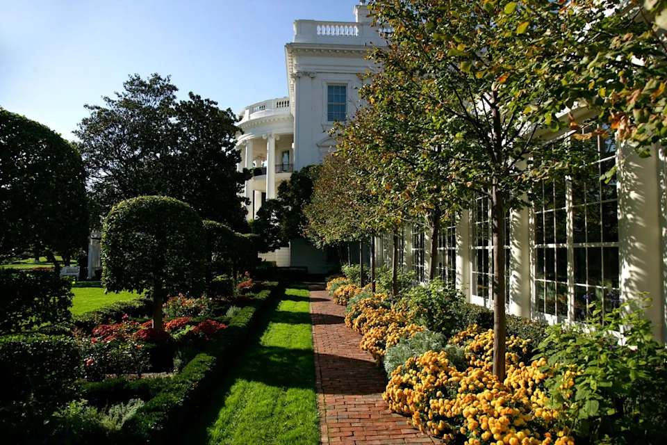 Brooks Kraft LLC/Corbis via Getty The Jacqueline Kennedy Garden ran the length of the East Colonnade