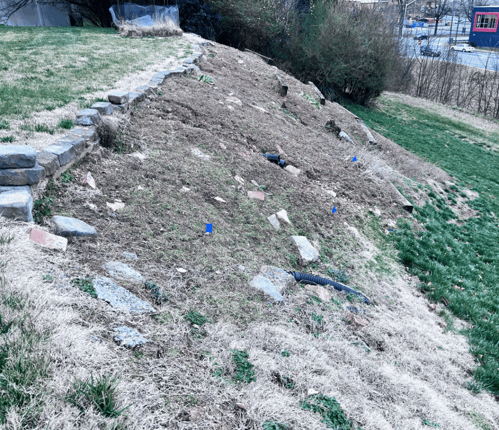 Steep Bank Help