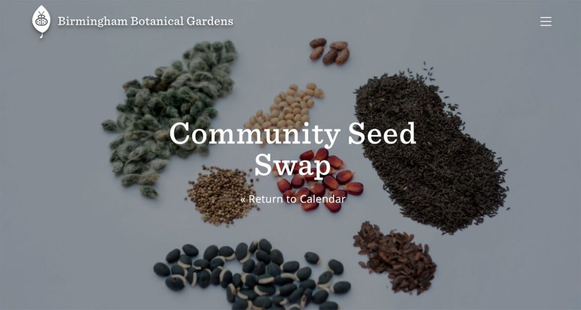 Community seed swap celebrates National Seed Swap Day at the Gardens