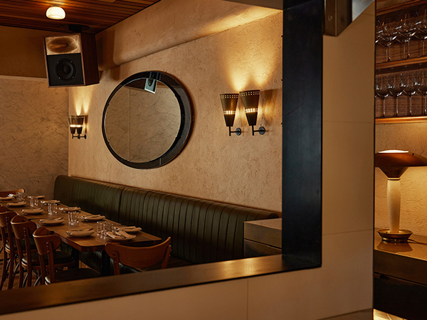 dining room at Bistro Livi