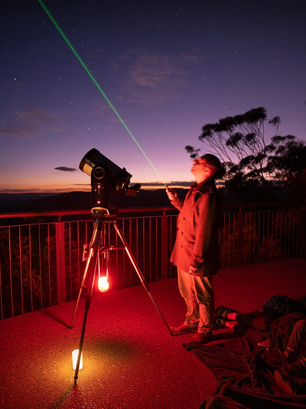 group leader at Blue Mountains Stargazing