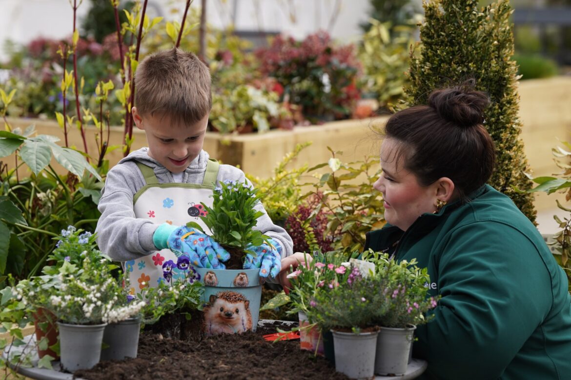 Compost the focus of gardening workshop for children