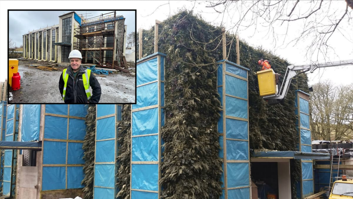 Work to resume on millionaire’s ‘vertical garden’ house after series of setbacks Work to resume on millionaire's 'vertical garden' house after series of setbacks