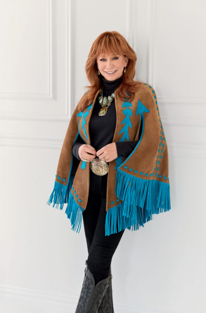 A portrait of Reba McEntire