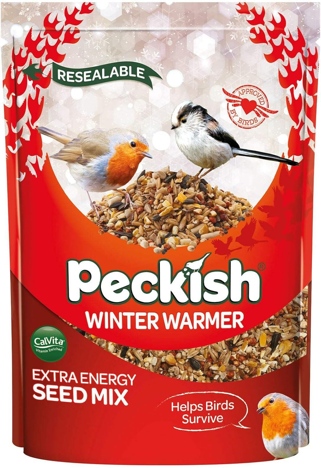 Peckish Winter Warmer Wild Bird Seed Mix, 1.7 Kg