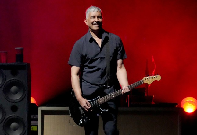 DANA POINT, CALIFORNIA - OCTOBER 01: Pat Smear of The Foo Fighters performs at the Ohana Music Festival on October 1, 2023 in Dana Point, California. (Photo by Jeff Kravitz/FilmMagic)