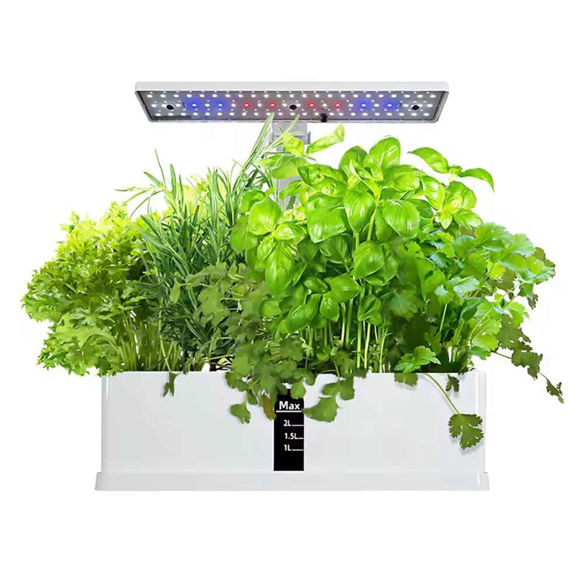 B&amp;Q Hydroponic Indoor Garden Kit 9 Pods 2L Tank with LED Grow Light 15W Adjustable