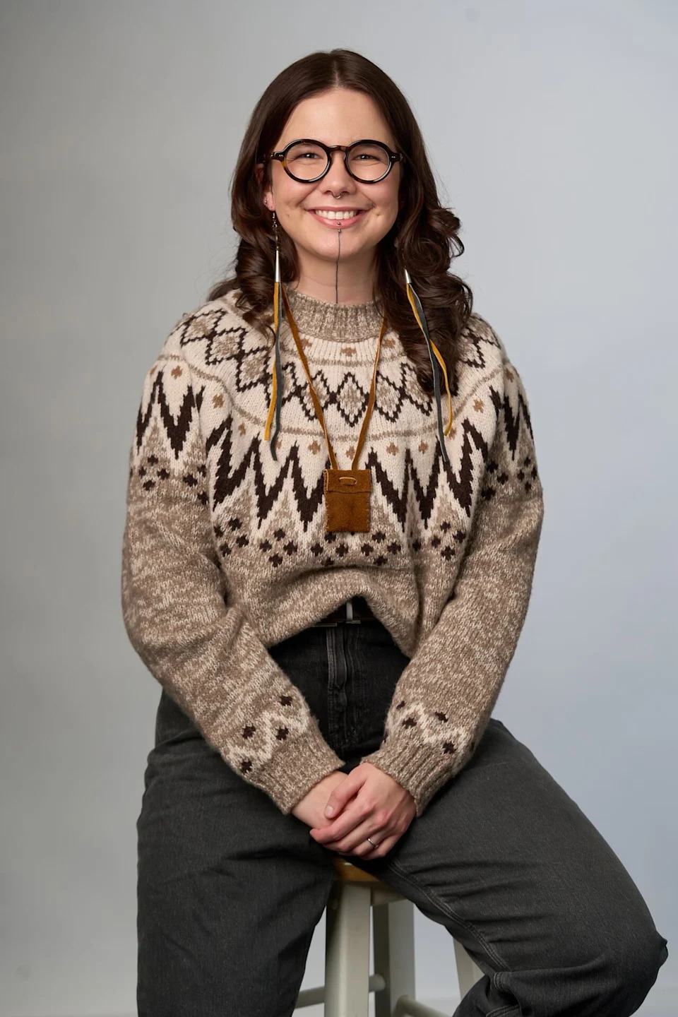 Sunday Queskekapow is pictured in Winnipeg in December 2025.