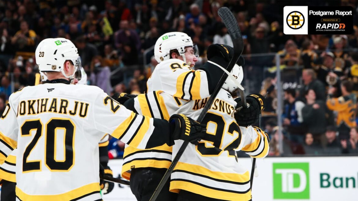 Zacha, Khusnutdinov Post Hat Tricks in 10-2 Bruins Win Over Rangers Zacha, Khusnutdinov Post Hat Tricks in 10-2 Bruins Win Over Rangers