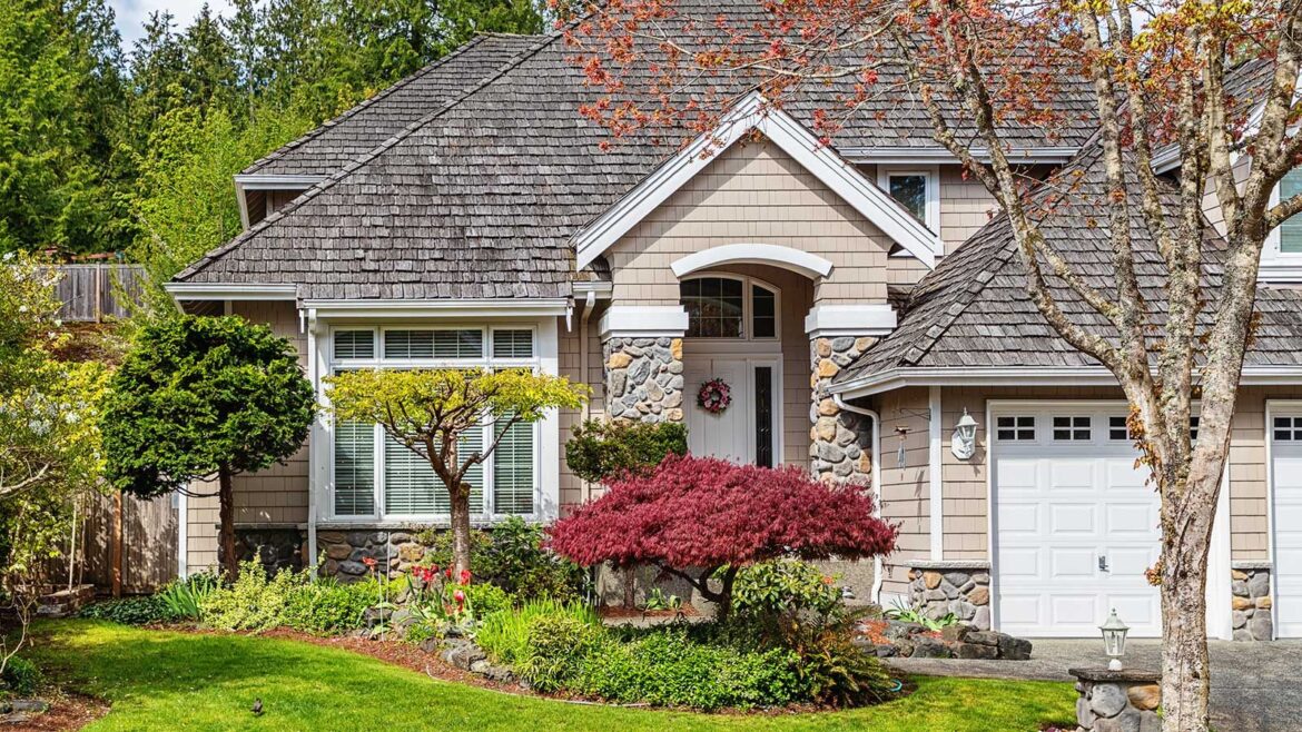 7 Trees to Prune in January: Picked by a Pro Horticulturist front yard with acer and other ornamental plants