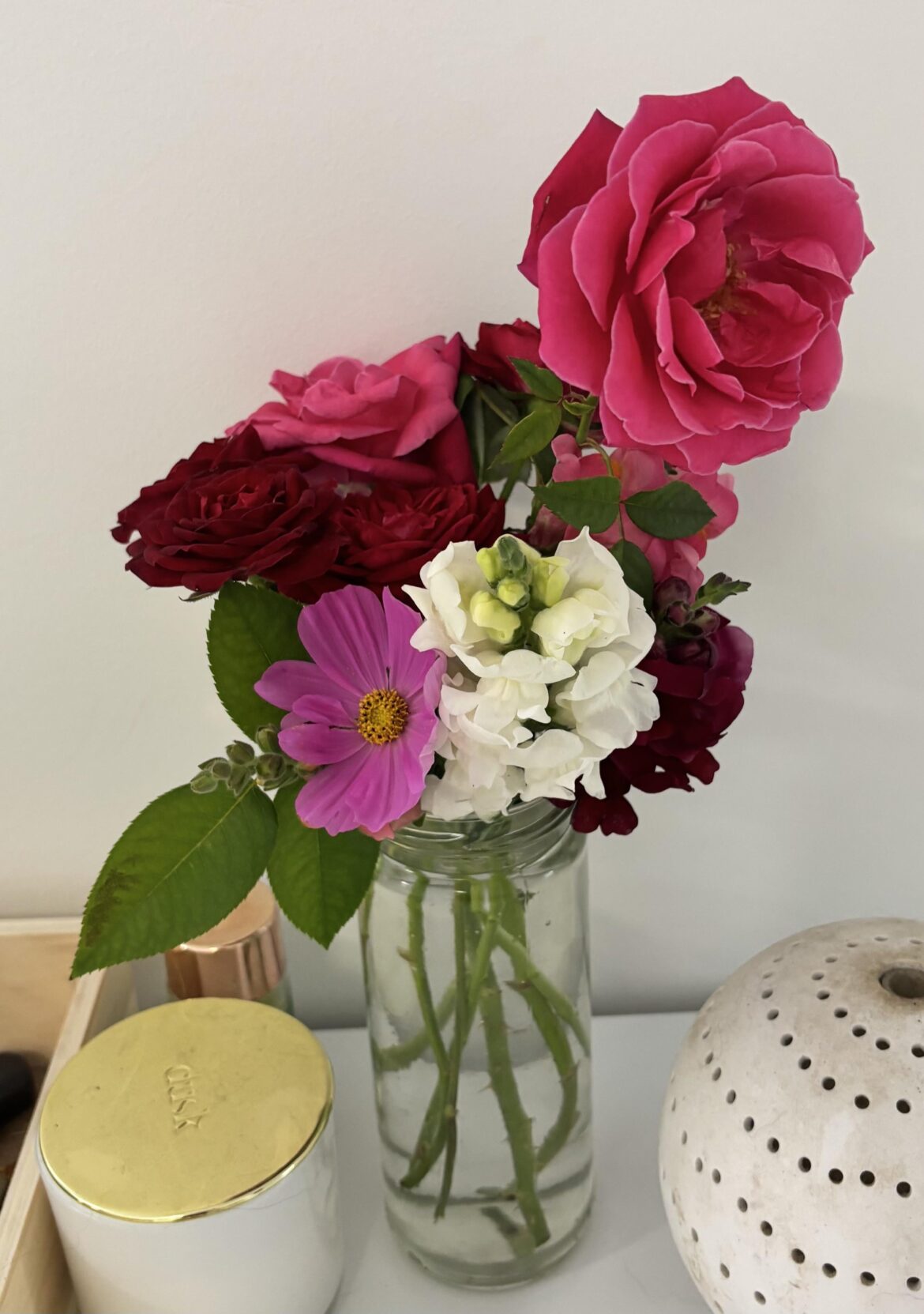 First bouquet of home grown flowers 💐