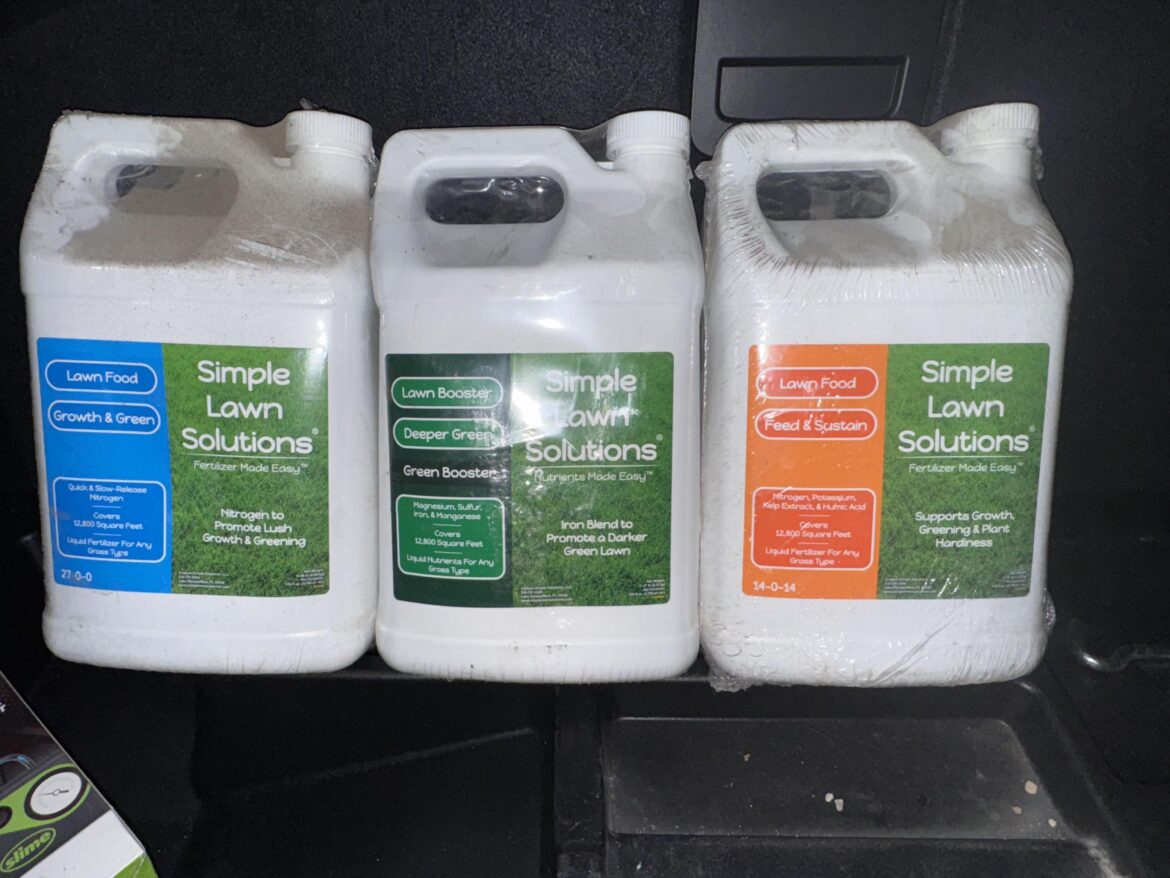 This is a good time for clearance on fertilizer (cool season). This is a good time for clearance on fertilizer (cool season).