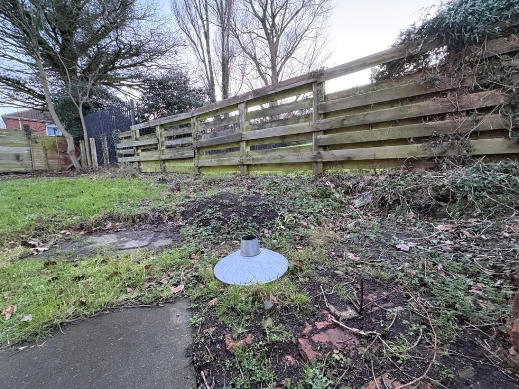 What type of retaining wall could I use to level the garden?