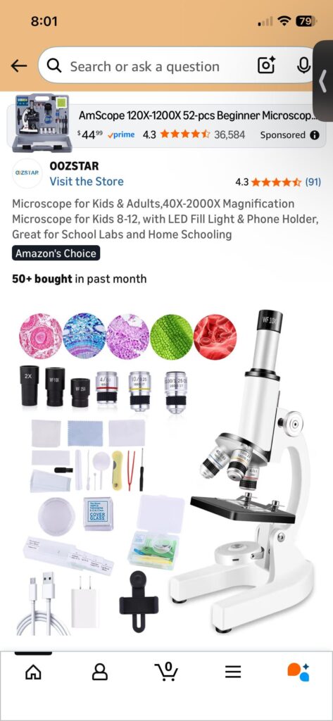 I want to practice mounting my own cross sections from plants on to slides to practice for my plant anatomy class. Would something like this be ok/ worth it?