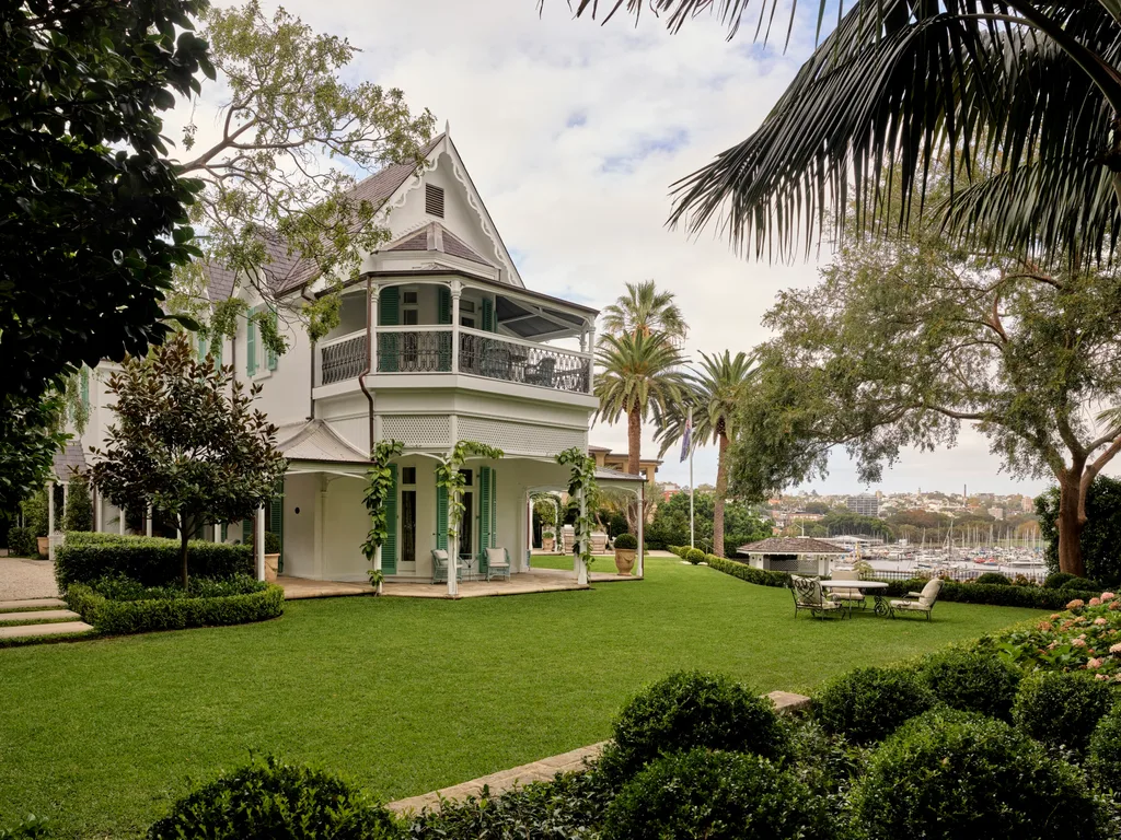 Victorian Sydney harbour garden