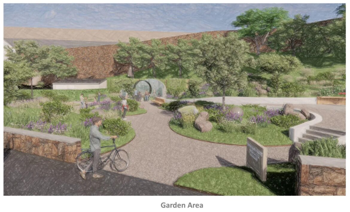 Work begins on the Haut du Mont memorial garden