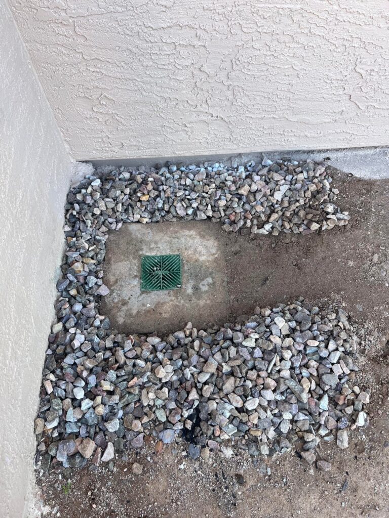 Need help: installed drain to help with flooding in yard