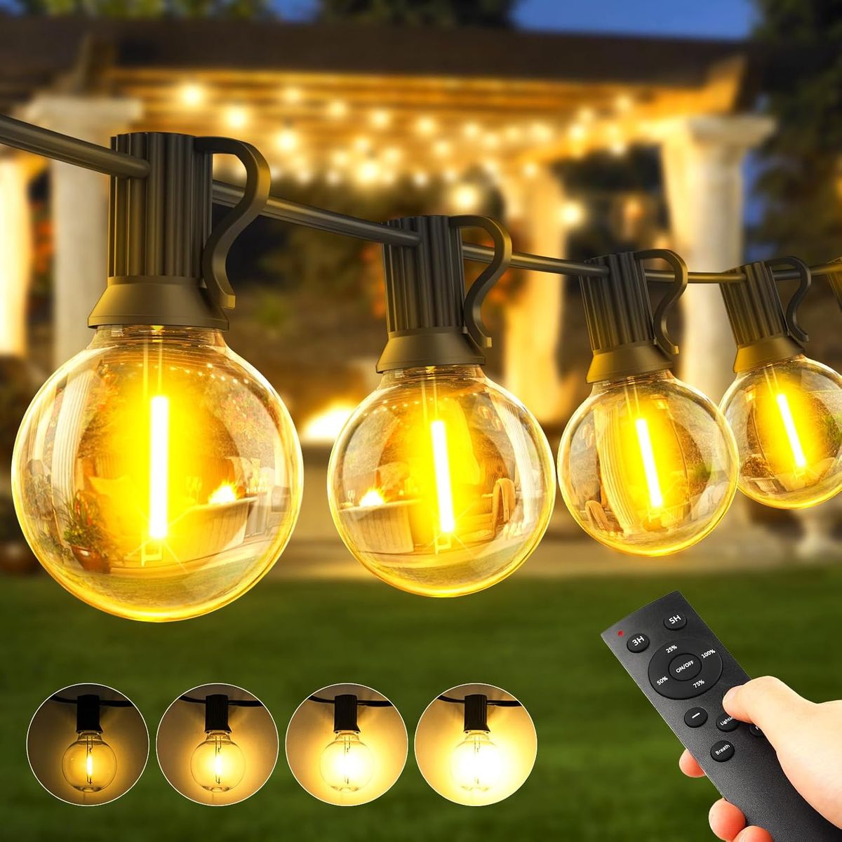 The outdoor solar lights from Warlisou have 22% off on Amazon currently