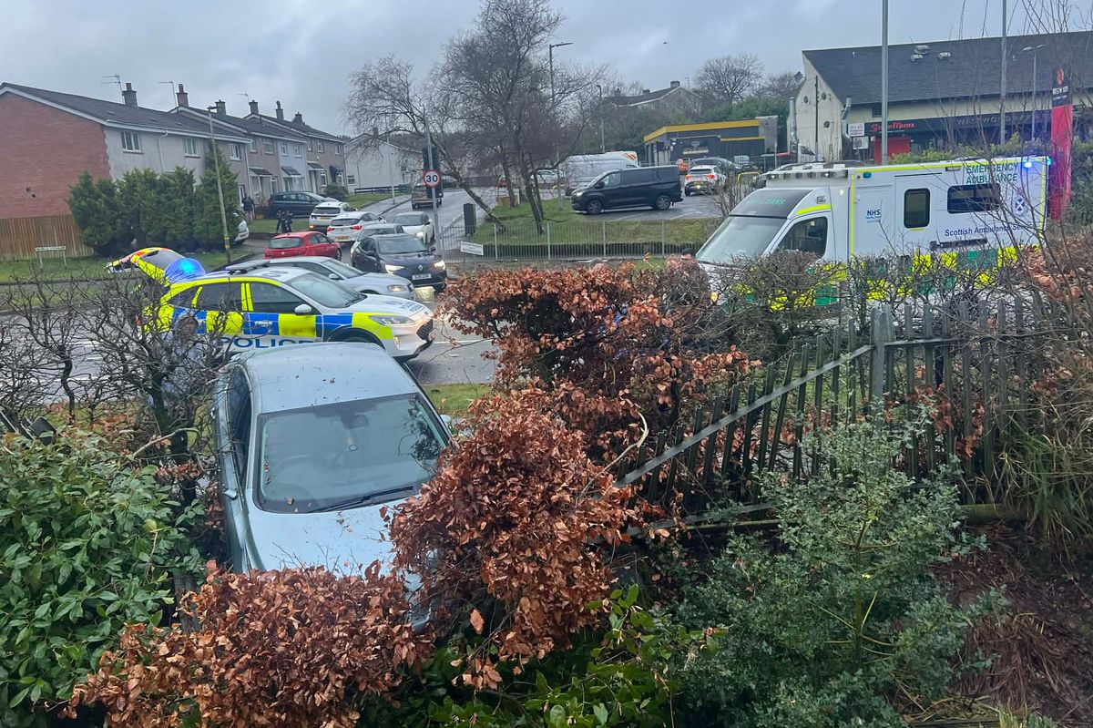 A woman has been taken to hospital