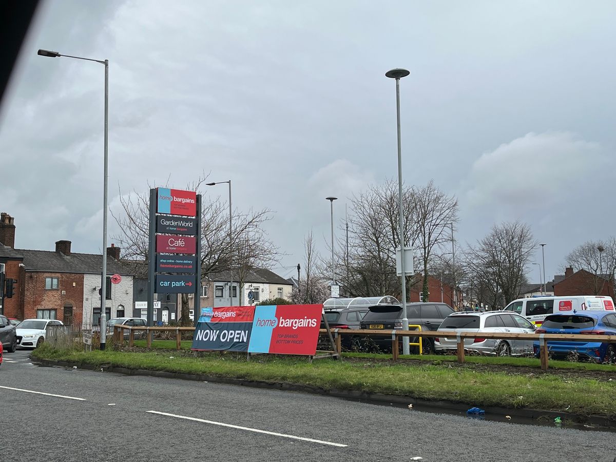 The new store is off Kirkhall Lane in Leigh