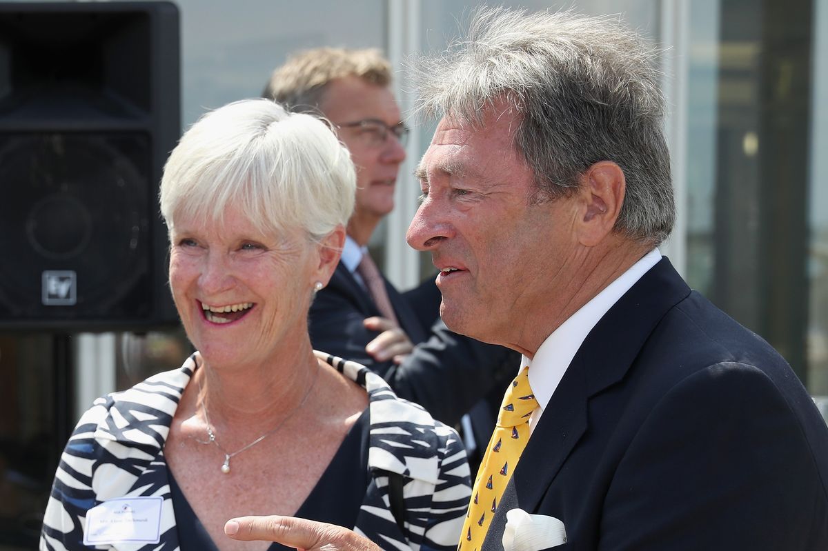 Alan Titchmarsh with his wife Alison 