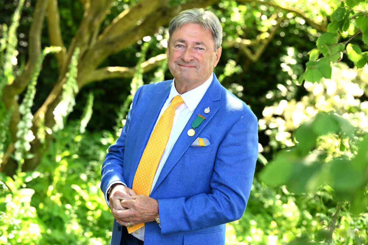 Alan Titchmarsh attends The RHS Chelsea Flower Show at Royal Hospital Chelsea