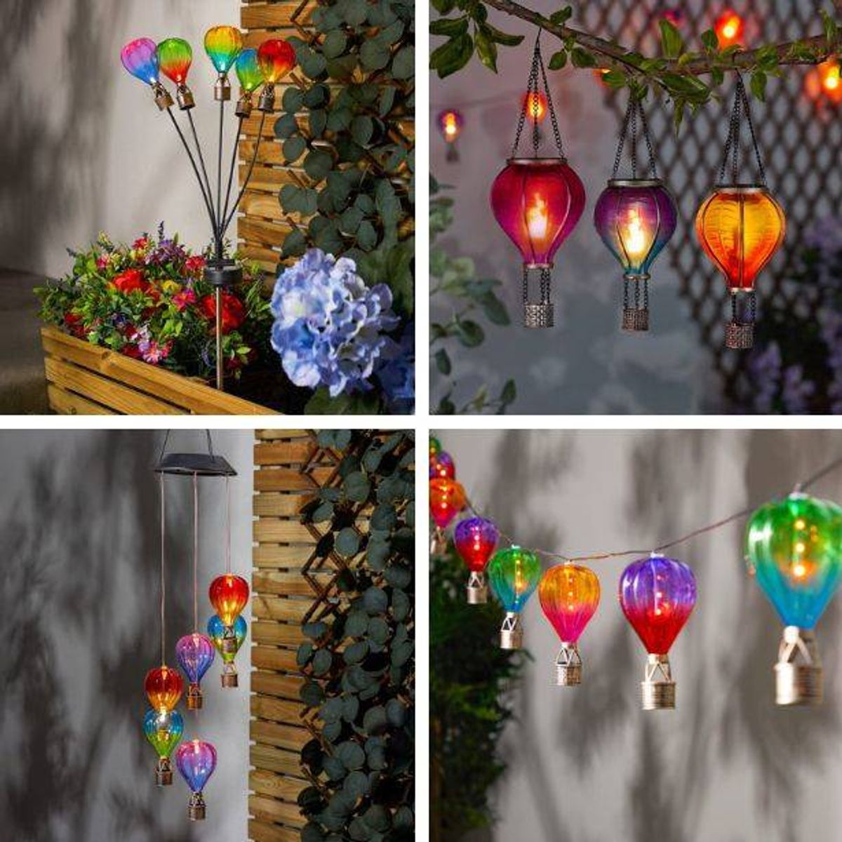 There are lots of different styles of lights for Home Bargains shoppers who like the 'hot air balloon' style
