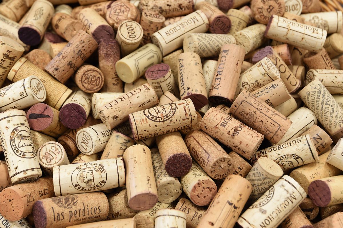 Used bottle corks at Wine Time,Liverpool's Independent Wine Merchant.(Pic Andrew Teebay).