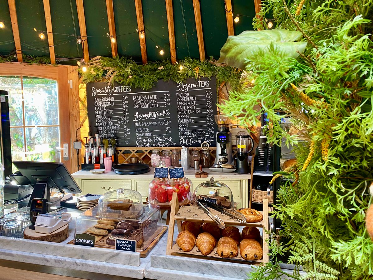 Inside the magical yurt café in Surrey