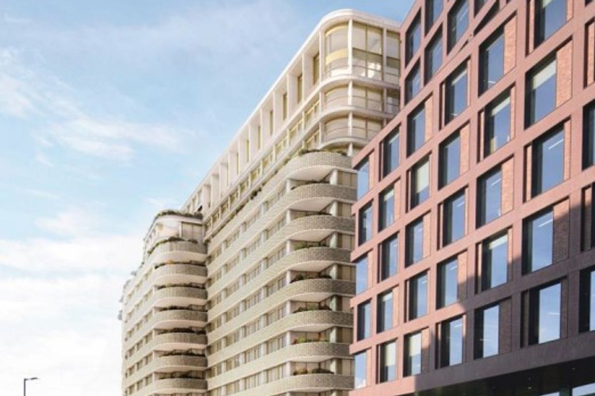 A CGI drawing of what the hotel plans to look like in Southwark 