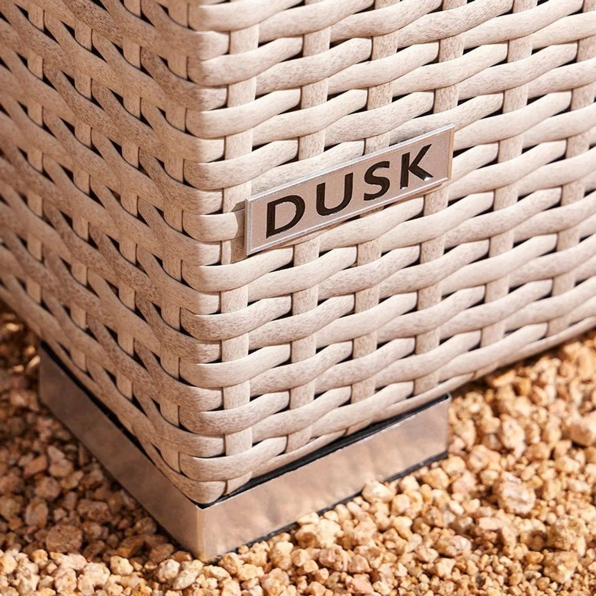 The rattan base of Dusk's Lisbon 2 Seater Garden Sofa