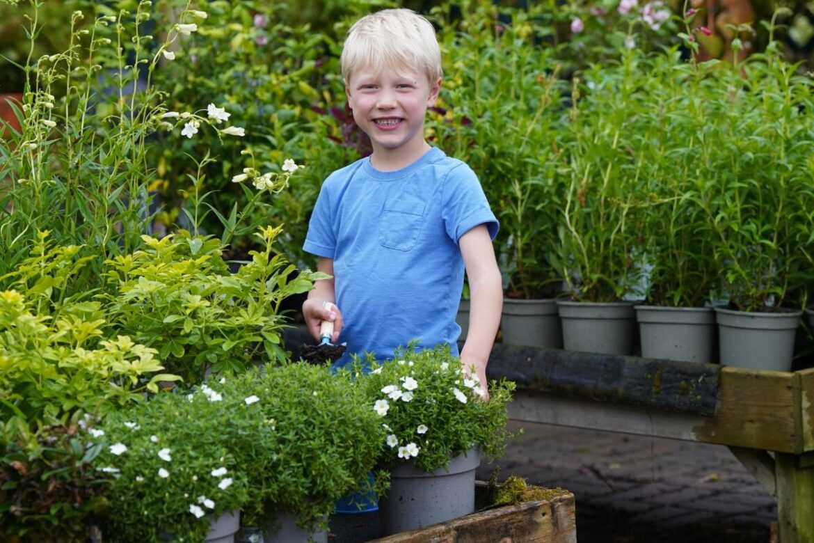 Cornwall garden centre serves up hands-on gardening workshop for children