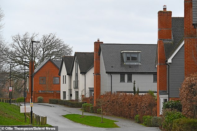 Homes on the exclusive Oxlease Meadows estate are valued at an average of £1.02million