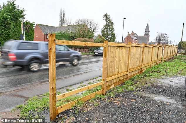 Ian said the couple had not even been able to finish building the fence