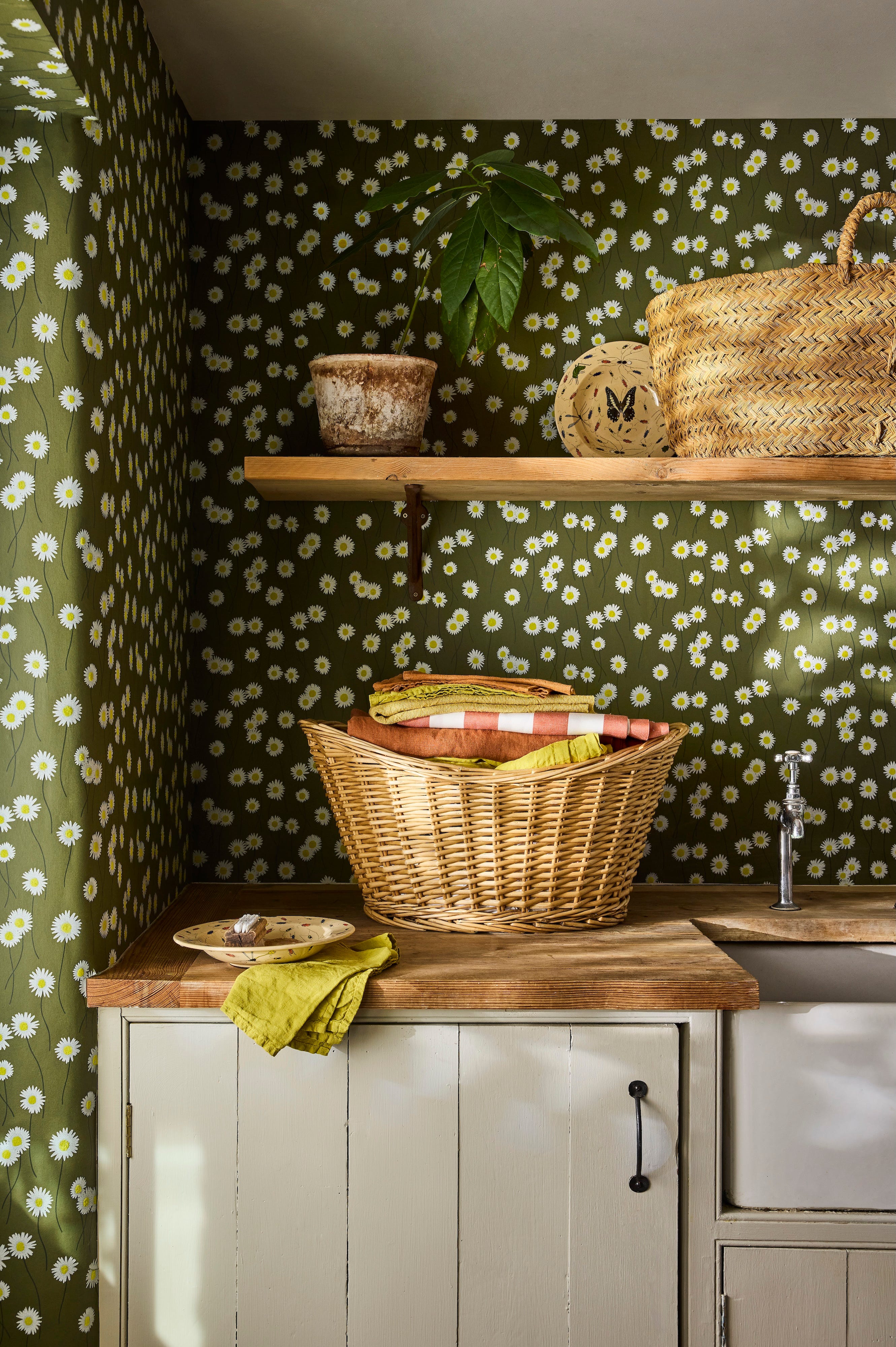 little greene x national trust 'in the garden' wallpaper collection