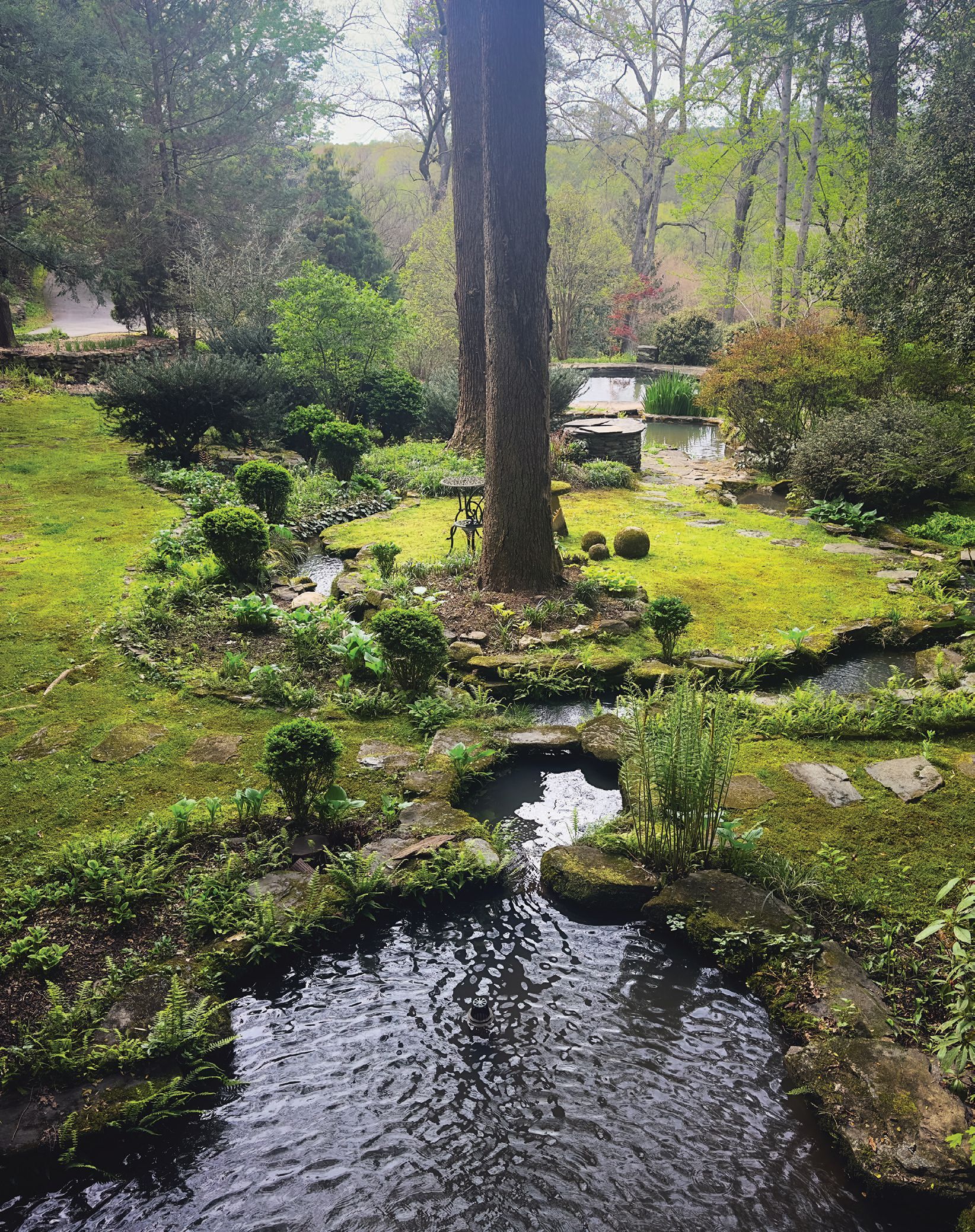 The scenic sunken garden at Dunaway Gardens, Georgiaâs historic botanical garden and event venue, and the new home of the Sundance Instituteâs Episodic Lab program. PHOTO COURTESY OF DUNAWAY GARDENS AND LOUIS GIUSTO