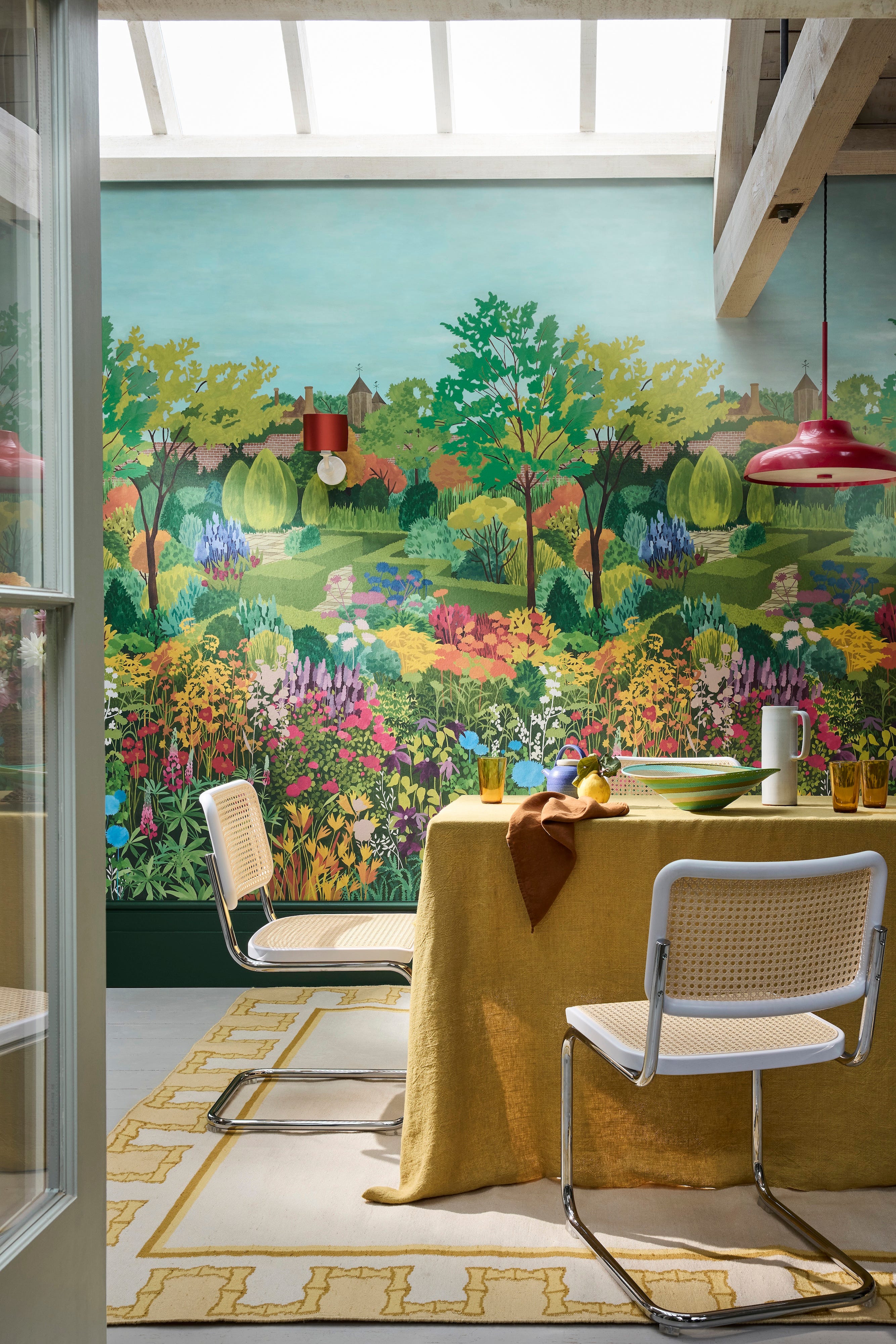 little greene x national trust 'in the garden' wallpaper collection