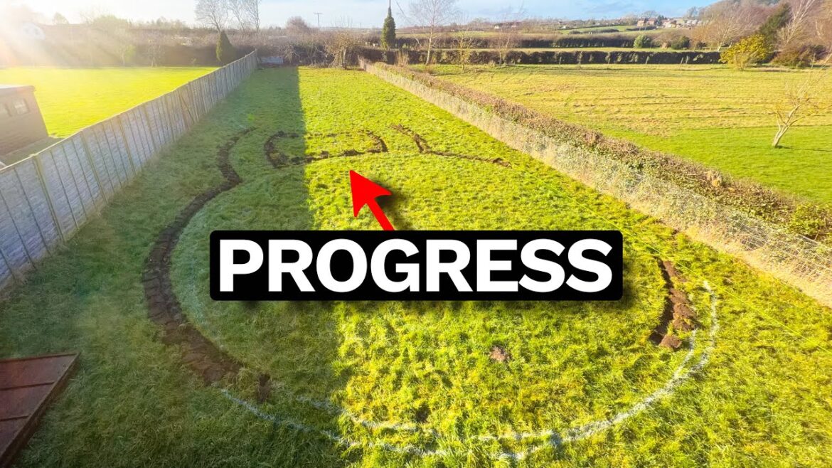 Digging Circles & Revealing My Garden Design