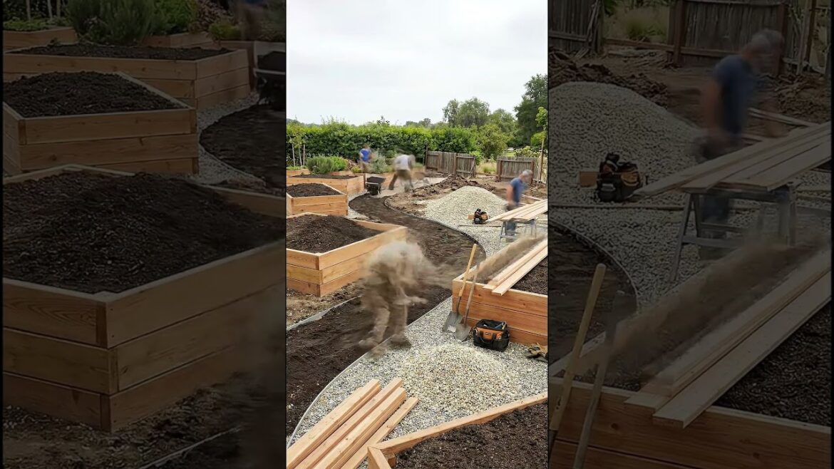 Old Backyard Transforms into a Peaceful Garden Cafe #garden #renovation #landscape