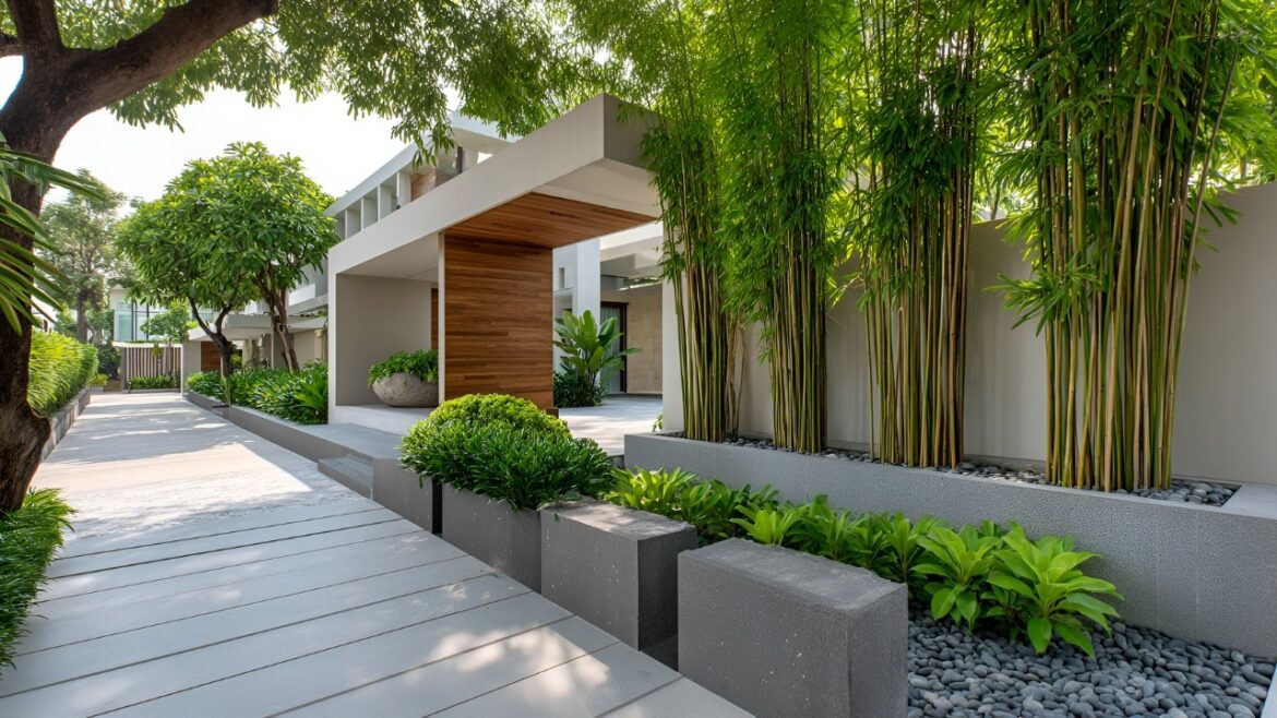 Modern Minimalist Landscaping Ideas for Sleek Exteriors | Contemporary Outdoor Design 2025