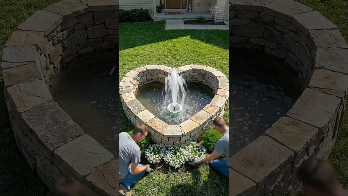 $200 Heart Pond Transformation – No Digging Required!