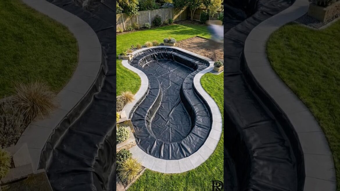 Watch This Pond Transform #homedesign