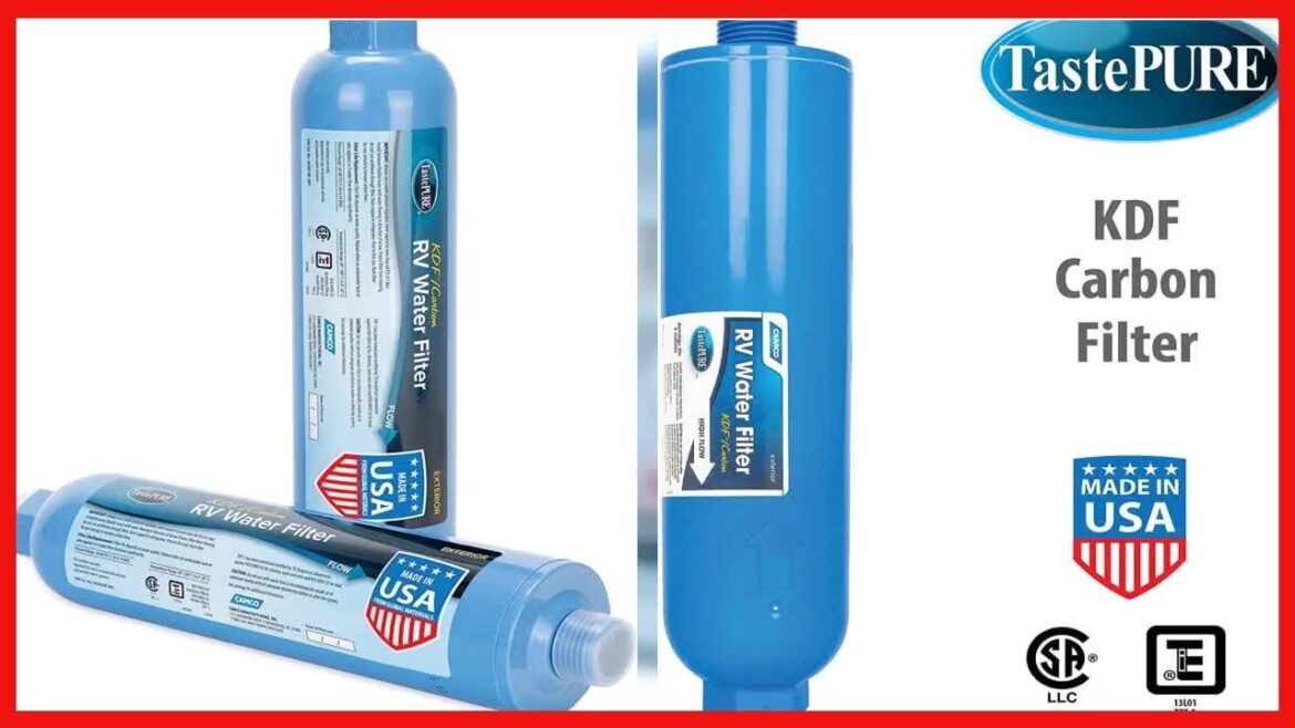 Camco TastePURE RV/Marine Water Filter: Clean, Fresh Water On the Go