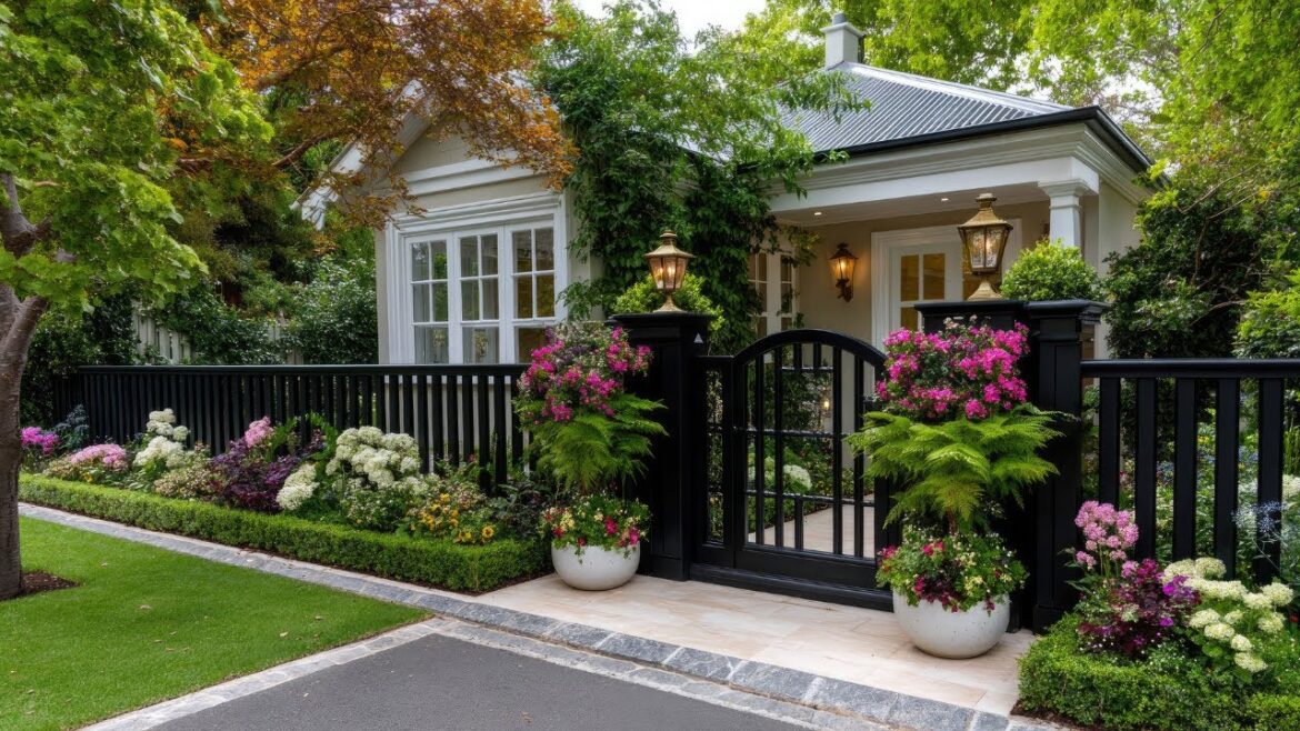 Beautiful Entryway Ideas for Small Front Yards | Charming Garden Gates & Arches