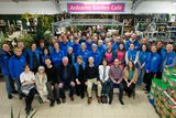 thumbnail: Ronan and Marie O’Conghaile and family pictured with Paul and Mary Frances Dwyer (front row), the new owners of Ardcarne Garden Centre, with staff members at Ardcarne Garden Centre in Boyle and Roscommon town