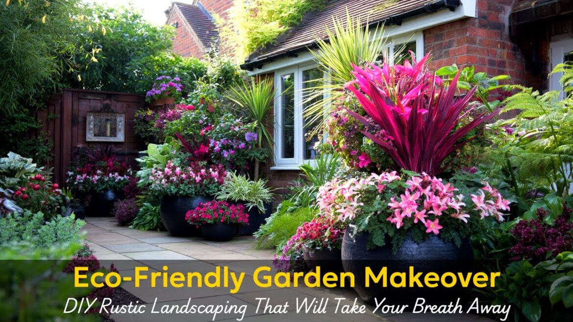 Stunning Outdoor Landscapes: Peaceful Rustic Garden Ideas for a Cool Green Harmony