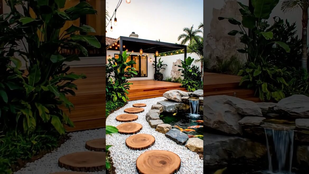 Small Space Landscape Design Creating a Zen Garden Sanctuary part  8